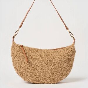 Anthropologie Urban Originals Dance Soft Sherpa Bag, Like New